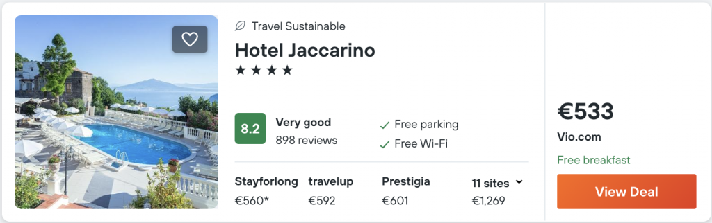 cheap hotel in Naples