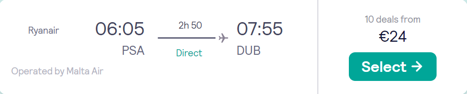 cheap flights to Ireland