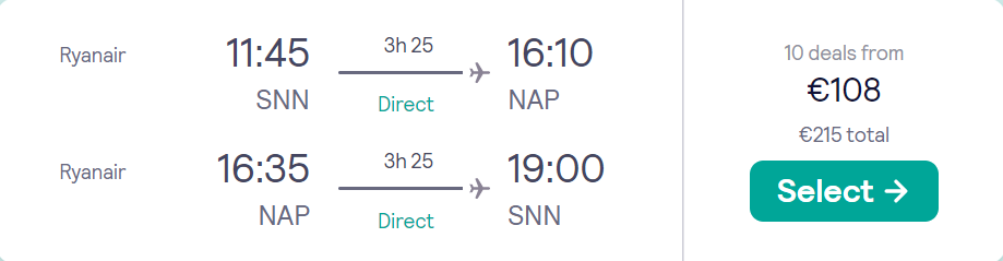 cheap flights to Italy