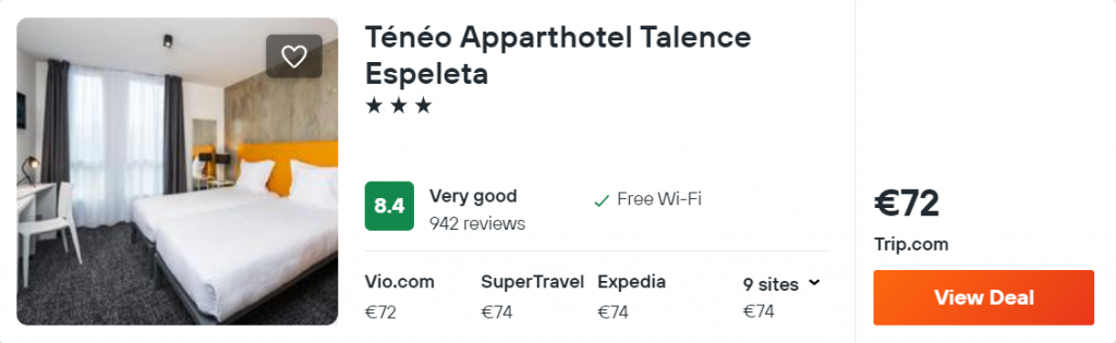 Ténéo Apparthotel Talence Espeleta