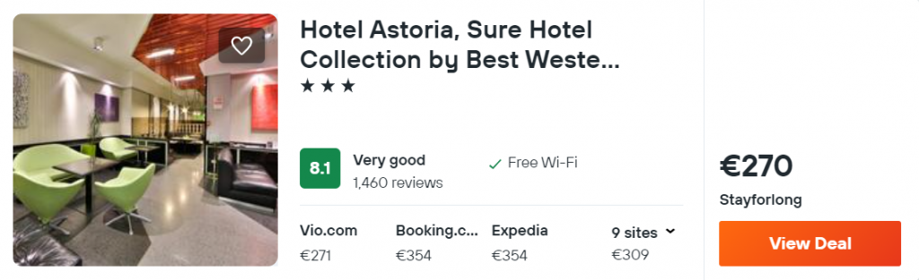 Hotel Astoria, Sure Hotel Collection by Best Western