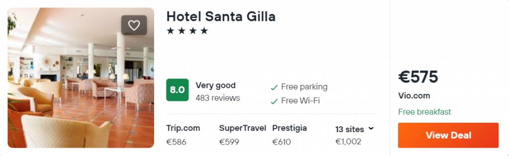 Hotel Santa Gilla