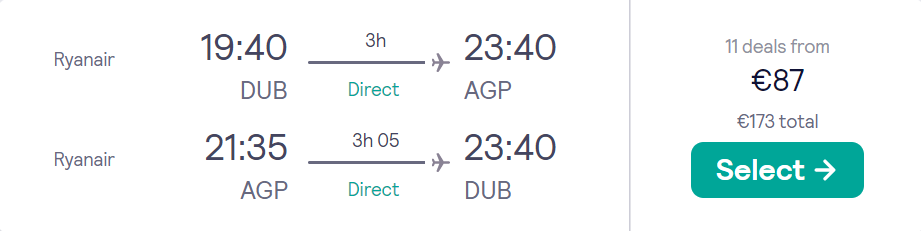 cheap flights to Spain