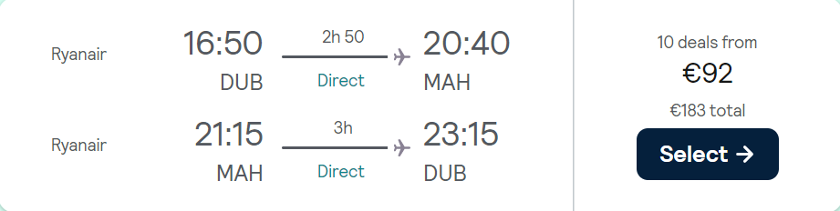 cheap flights to Spain
