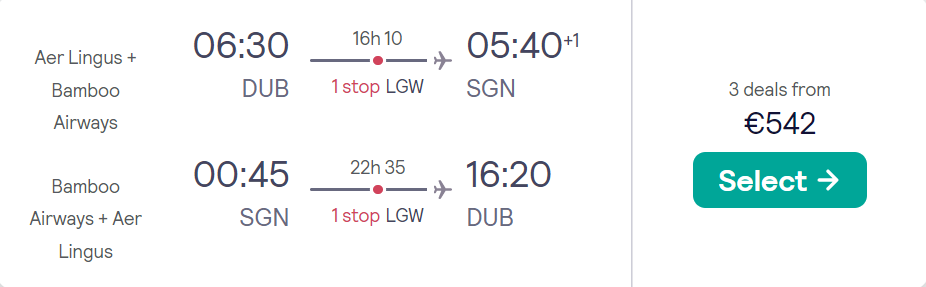 cheap flights to Vietnam