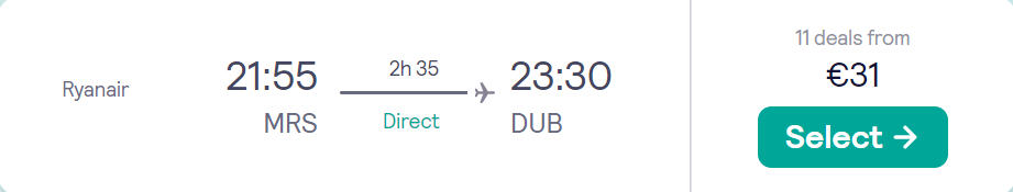 cheap flights to Ireland
