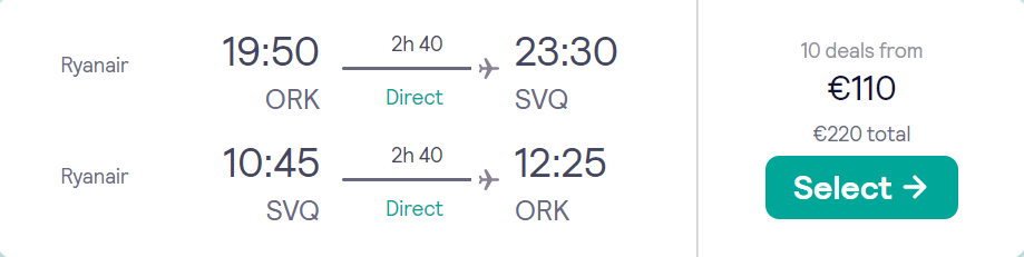 cheap flights to Spain