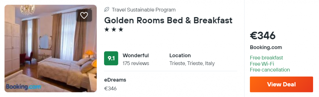Golden Rooms Bed & Breakfast