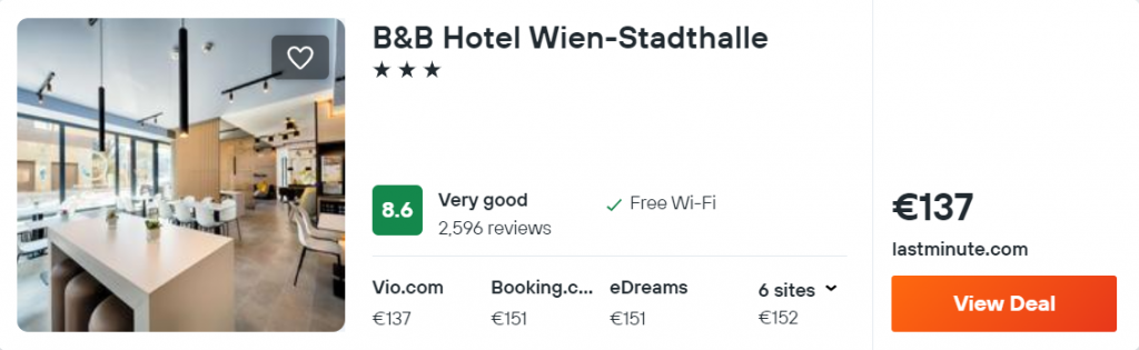 B&B Hotel Wien-Stadthalle