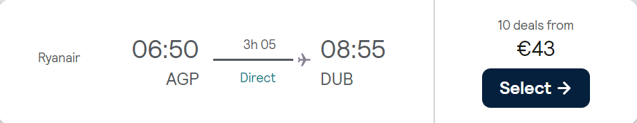 cheap flights to Ireland