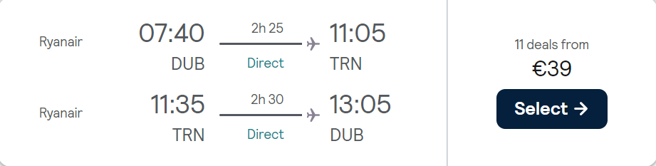 cheap flights to Italy