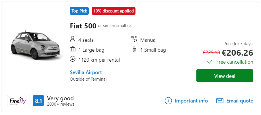 cheap car