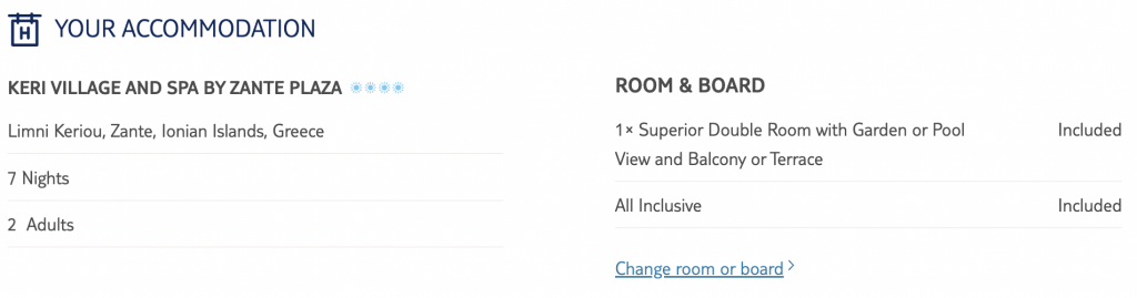all-inclusive holiday in Greece