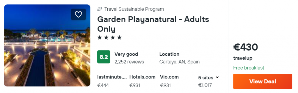 Garden Playanatural - Adults Only