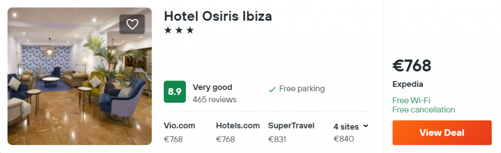 Hotel Osiris Ibiza