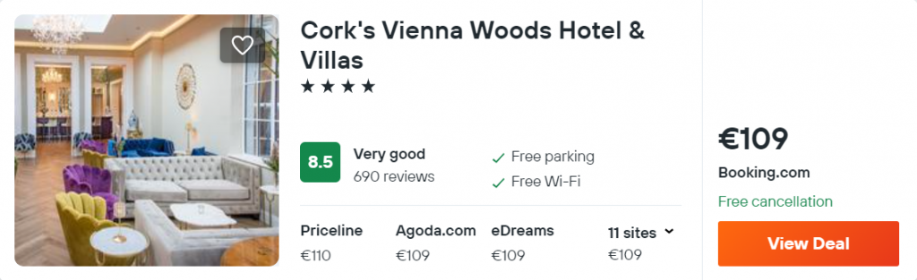 Cork's Vienna Woods Hotel & Villas