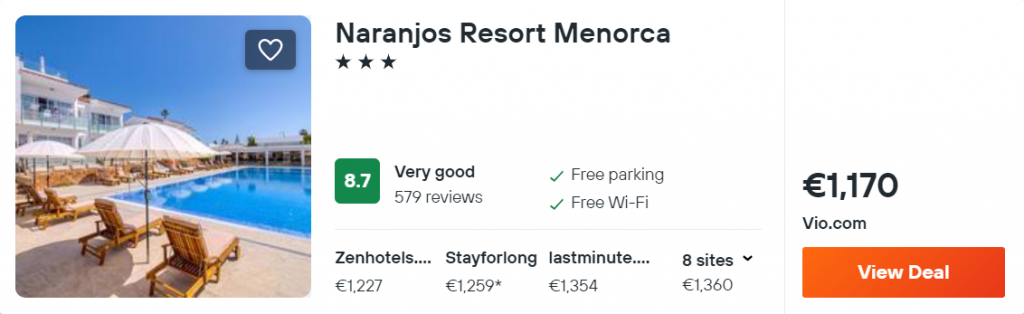 Naranjos Resort Menorca