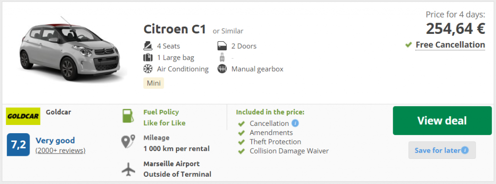 cheap car