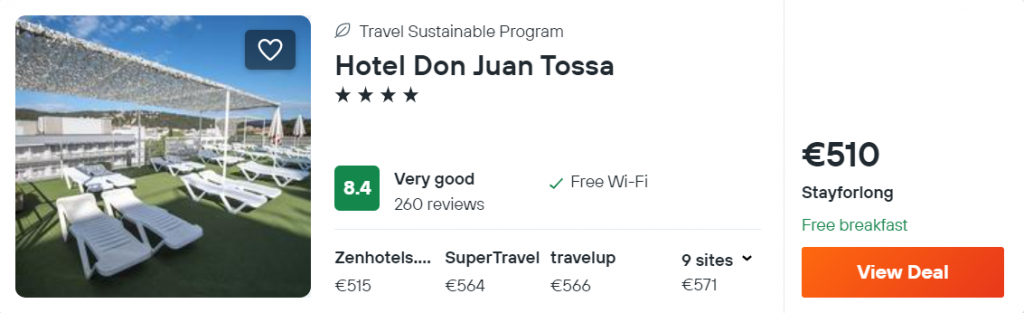 Hotel Don Juan Tossa