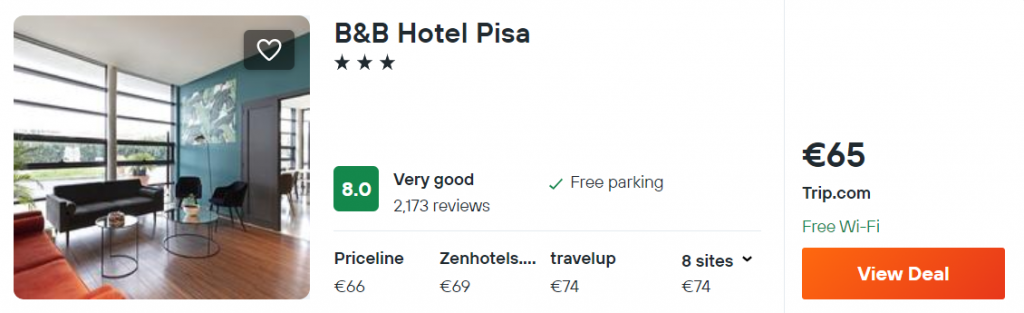 B&B Hotel Pisa