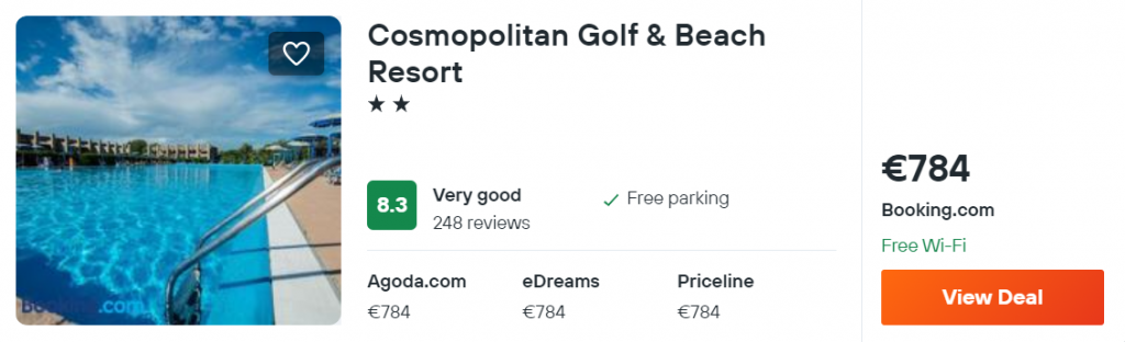 Cosmopolitan Golf & Beach Resort