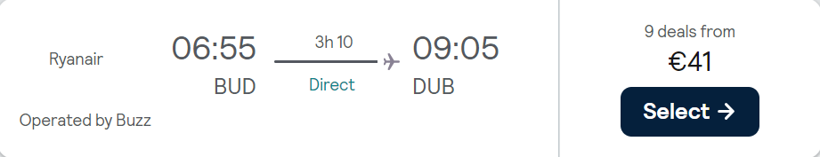 cheap flights to Ireland