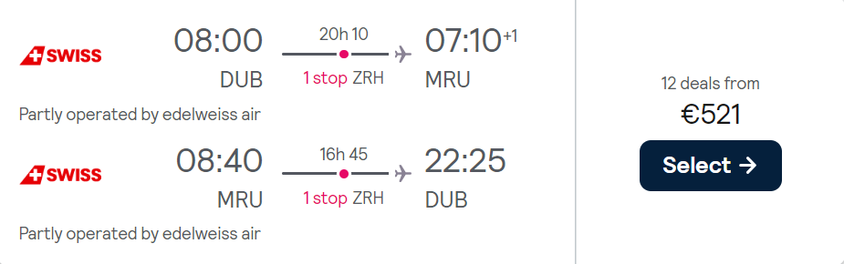 cheap flights to Mauritius