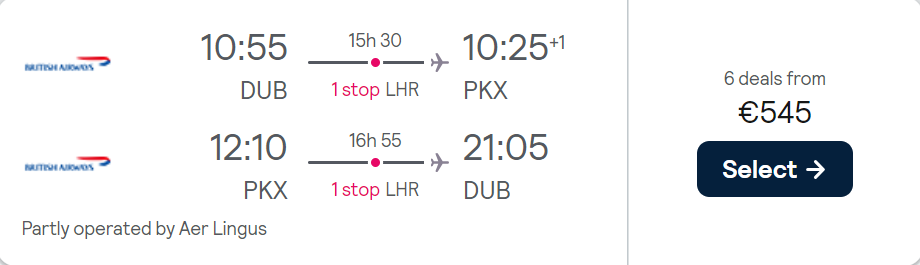 cheap flights to China