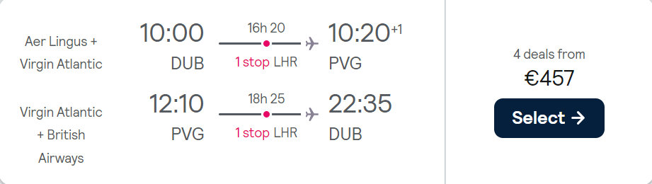 cheap flights to China