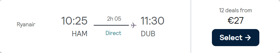 cheap flights to Ireland