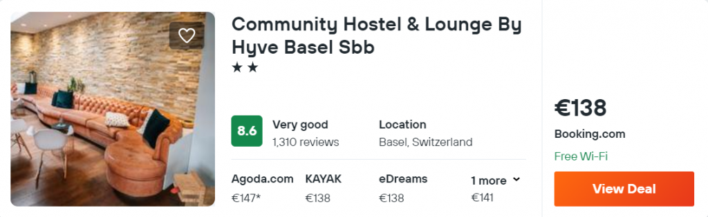 Community Hostel & Lounge By Hyve Basel Sbb