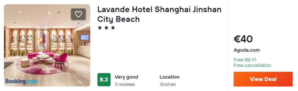 Lavande Hotel Shanghai Jinshan City Beach