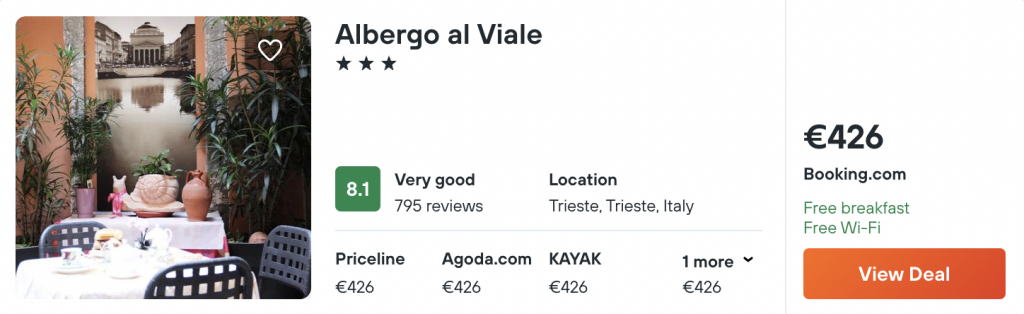 hotel in Trieste