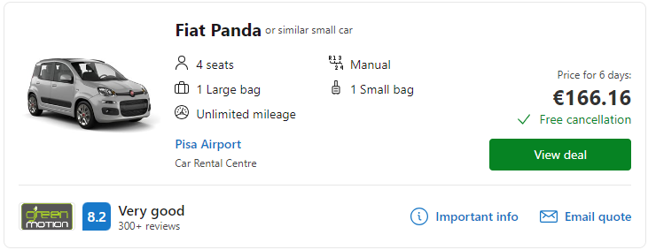 cheap car