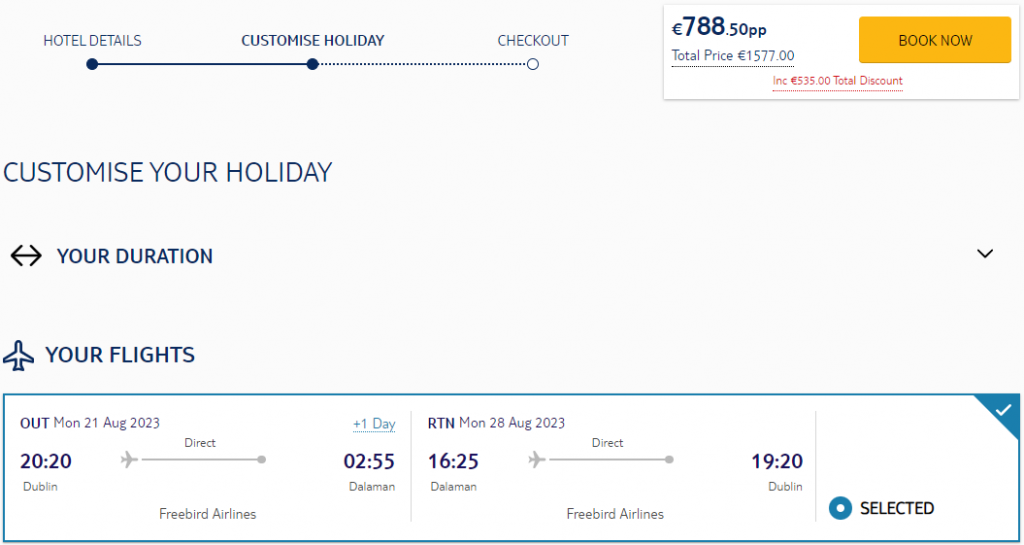 holidays in Turkey