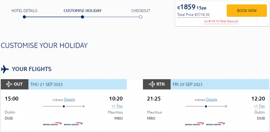 holidays in Mauritius