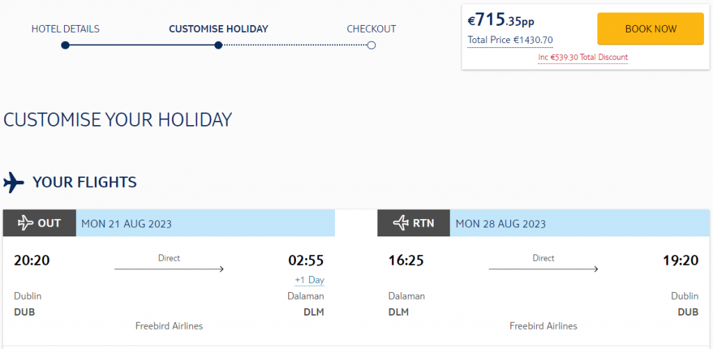 holidays in Turkey