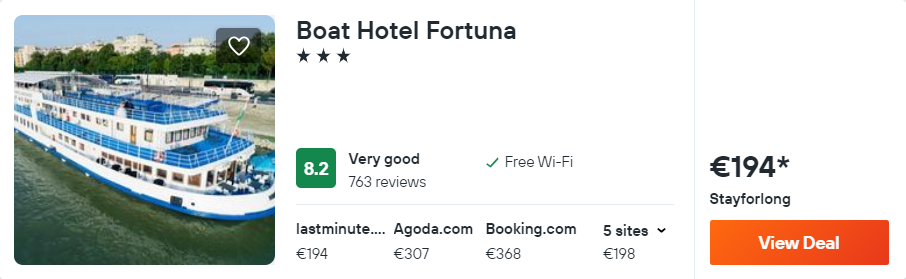 Boat Hotel Fortuna