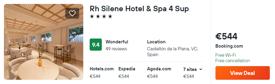 Rh Silene Hotel & Spa 4 Sup