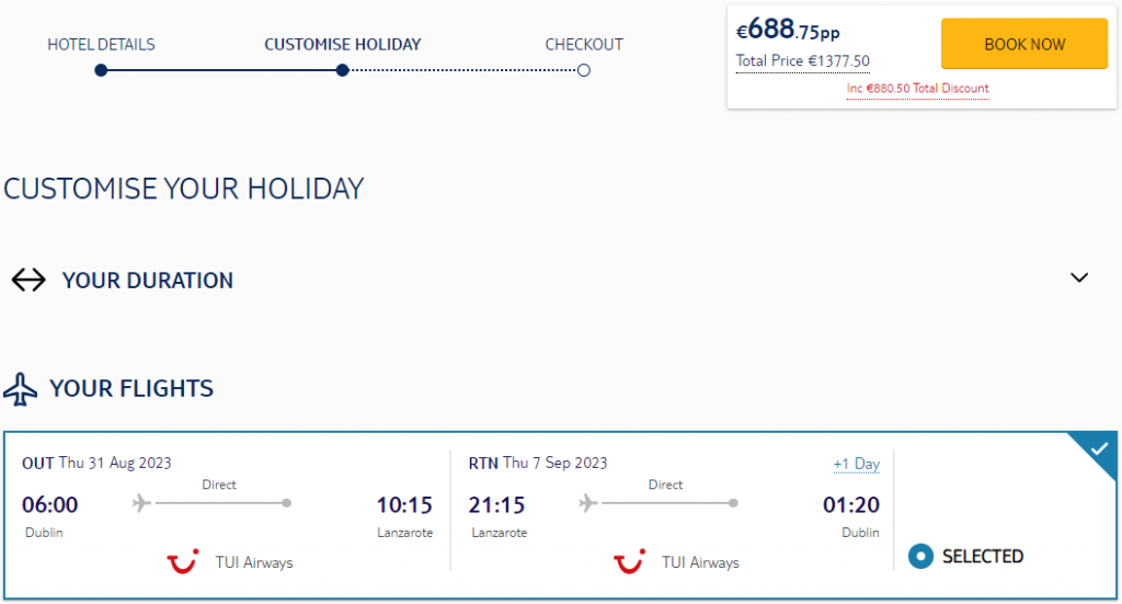 cheap flights to Spain