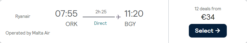 cheap flights to Italy