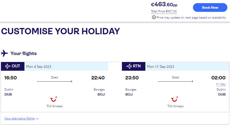 cheap holidays in bulgaria