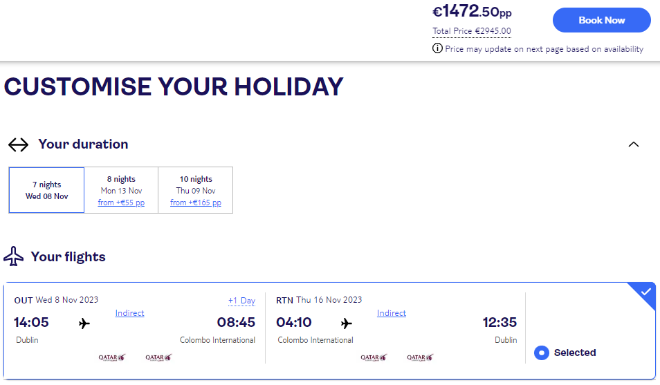 cheap holidays in sri lanka
