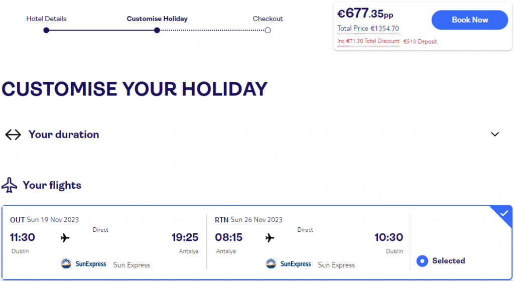 holidays in Turkey