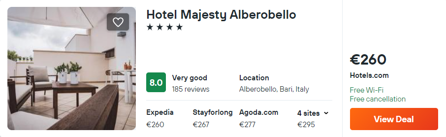 Hotel Majesty Alberobello