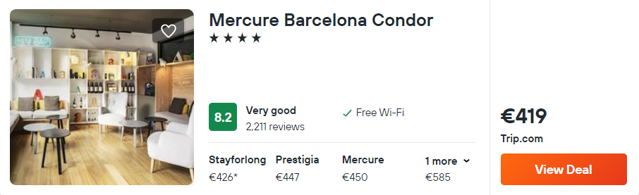 Mercure Barcelona Condor
