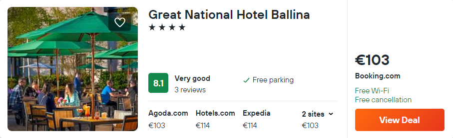 Great National Hotel Ballina