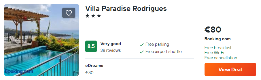 Villa Paradise Rodrigues