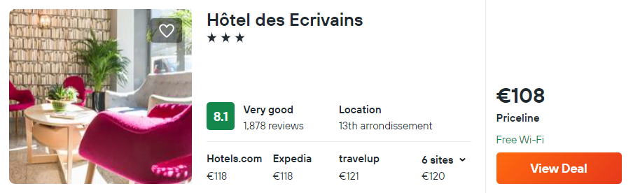 Hôtel des Ecrivains
