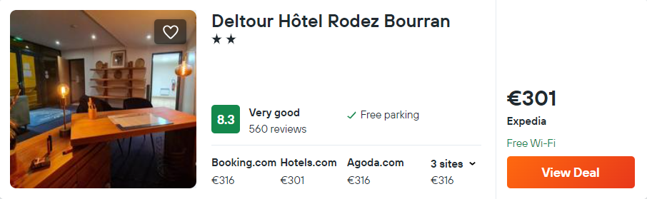 Deltour Hôtel Rodez Bourran